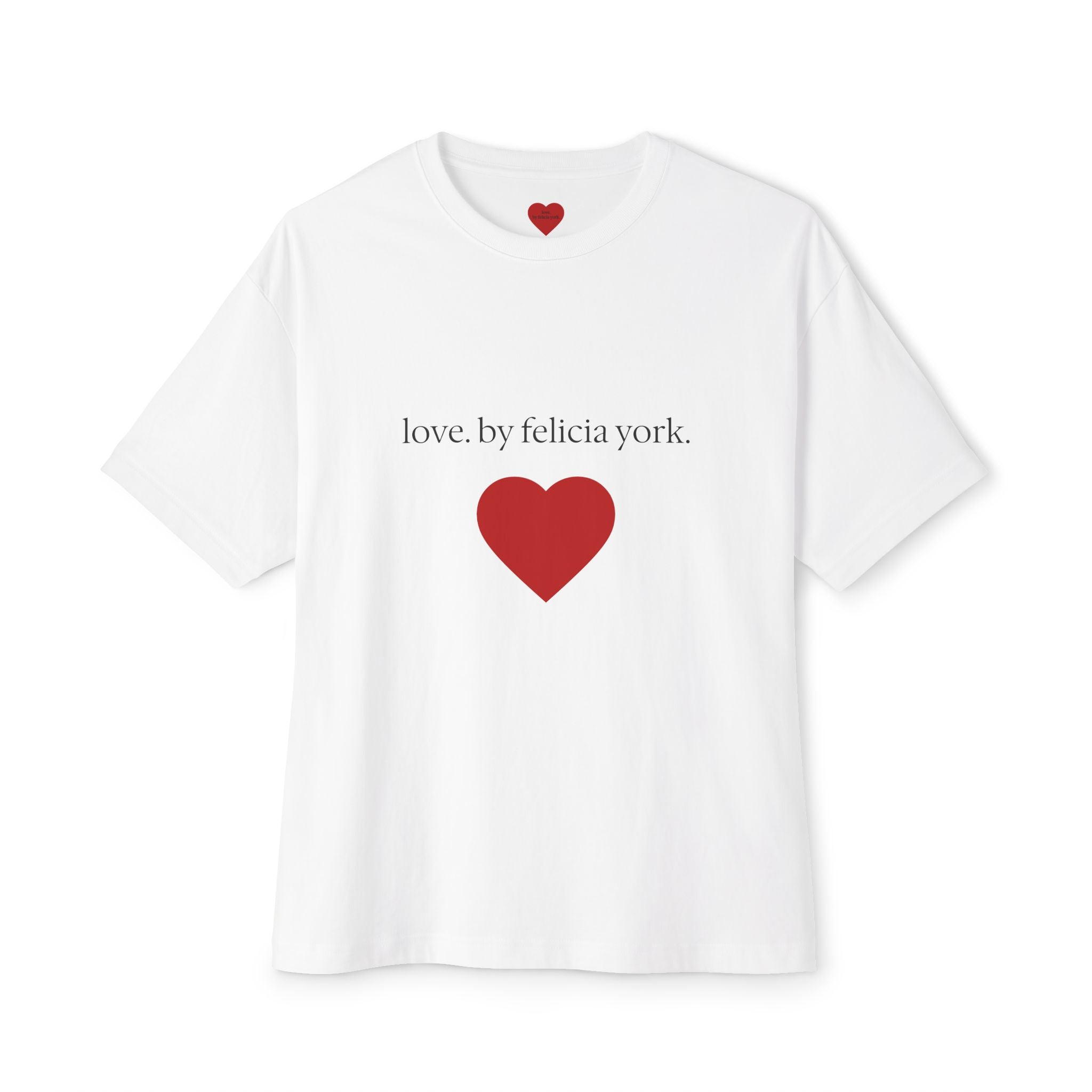 Love By Felicia York Heart Oversized Tee